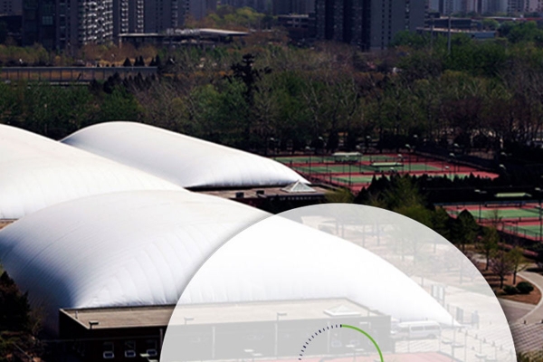 Smart air dome space for recreation facilities