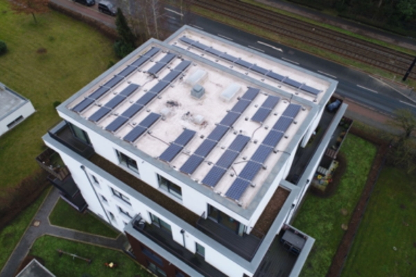 Solar service for urban multi-tenant buildings