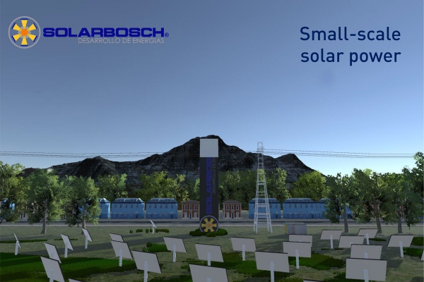 Design of small-scale concentrated solar power plants